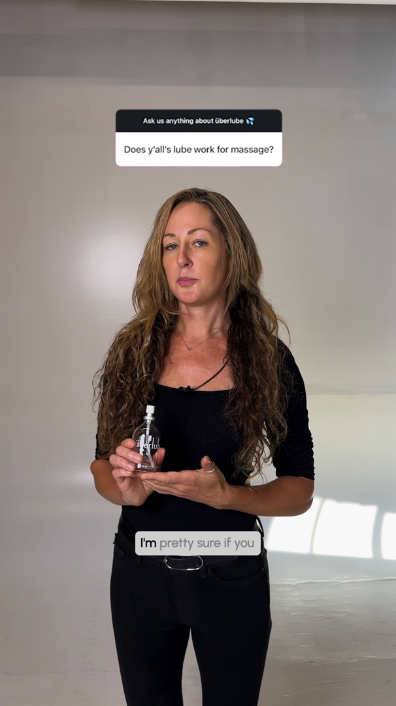 Does überlube work for massage?